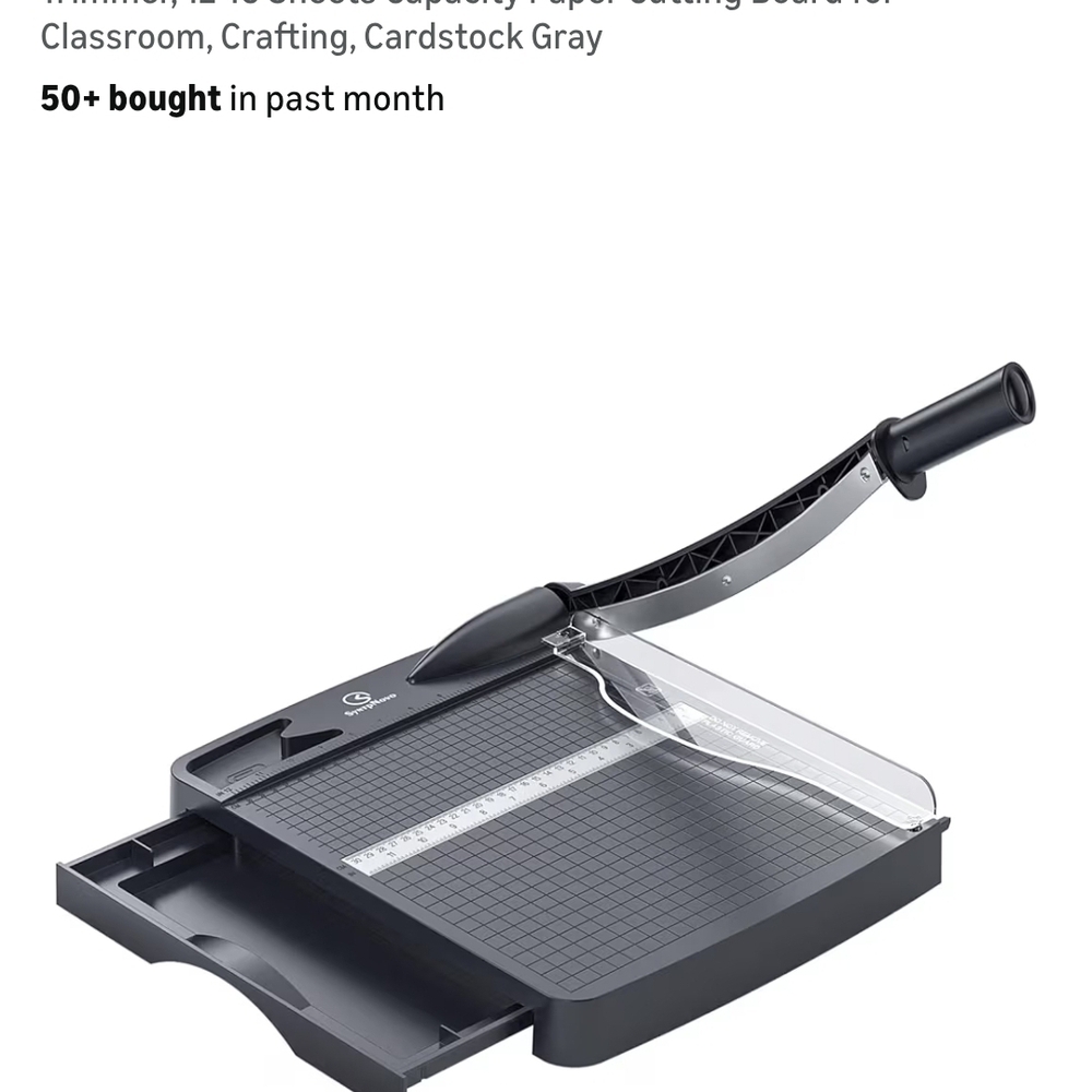 Gray Paper Cutting Board